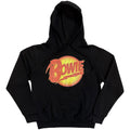 David Bowie Unisex Pullover Hoodie: Vintage Diamond Dogs Logo (Black)