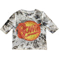David Bowie Ladies Mesh Crop Top: Diamond Dogs Logo (White)