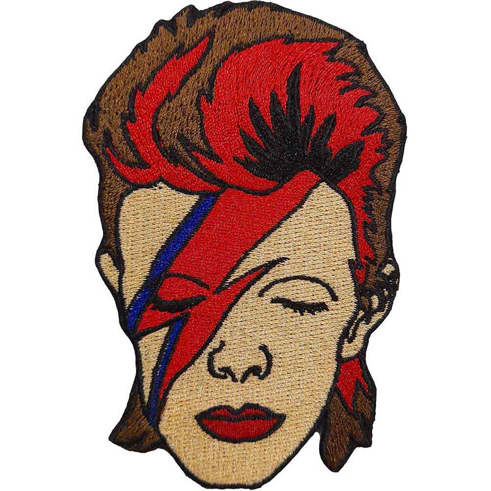 David Bowie Standard Patch: Ziggy Face
