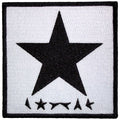David Bowie Standard Patch: Blackstar On White
