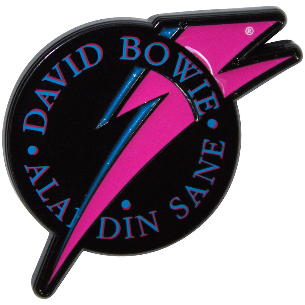 David Bowie  Pin Badge: Aladdin Sane 1