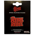 David Bowie Pin Badge: Rebel Rebel