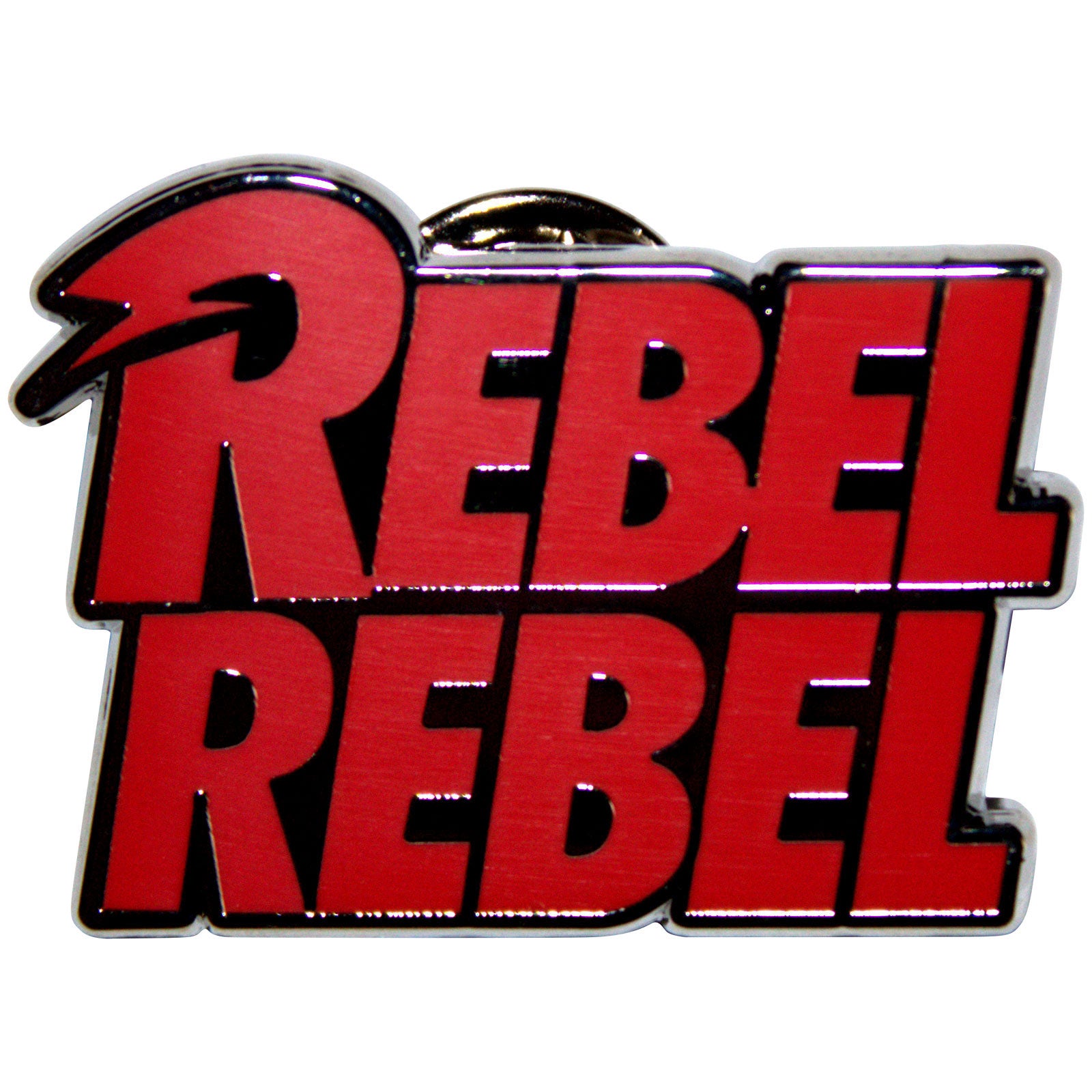 David Bowie Pin Badge: Rebel Rebel