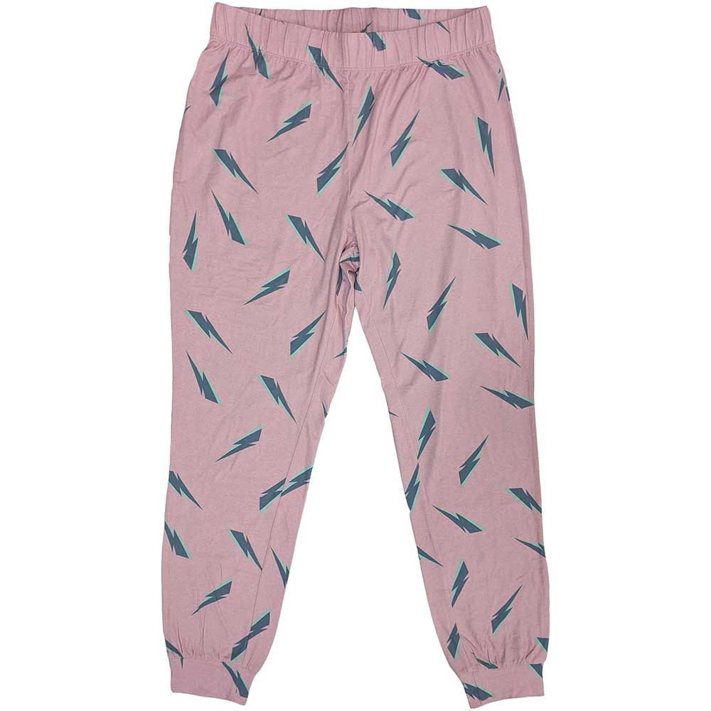 David Bowie Ladies Pyjamas: 1978 World Tour (Blue & Pink)