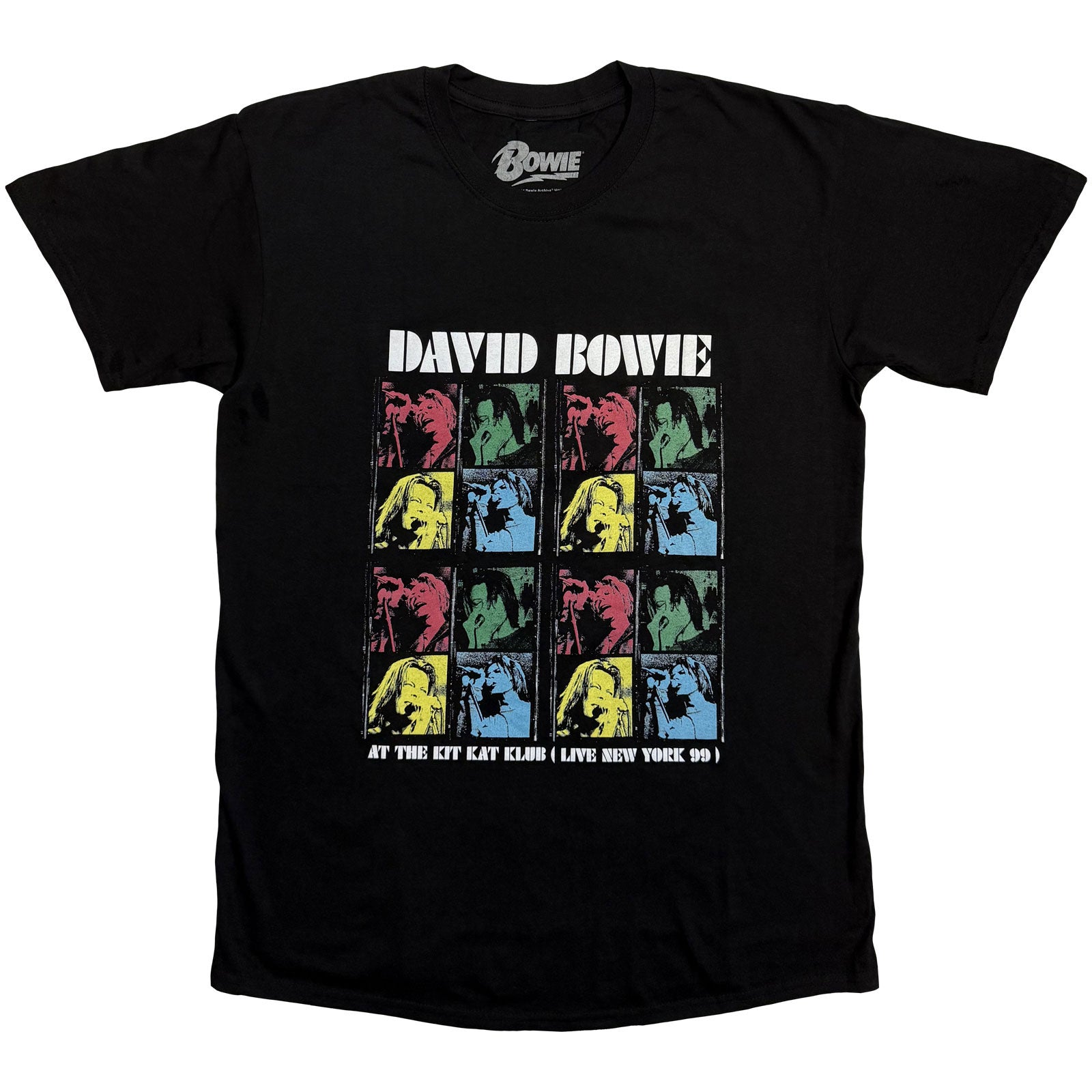 David Bowie Unisex T-Shirt: Kit Kat Klub (Black)