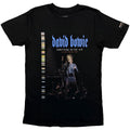 David Bowie Unisex T-Shirt: Live In Paris (Black) (Sleeve Print)