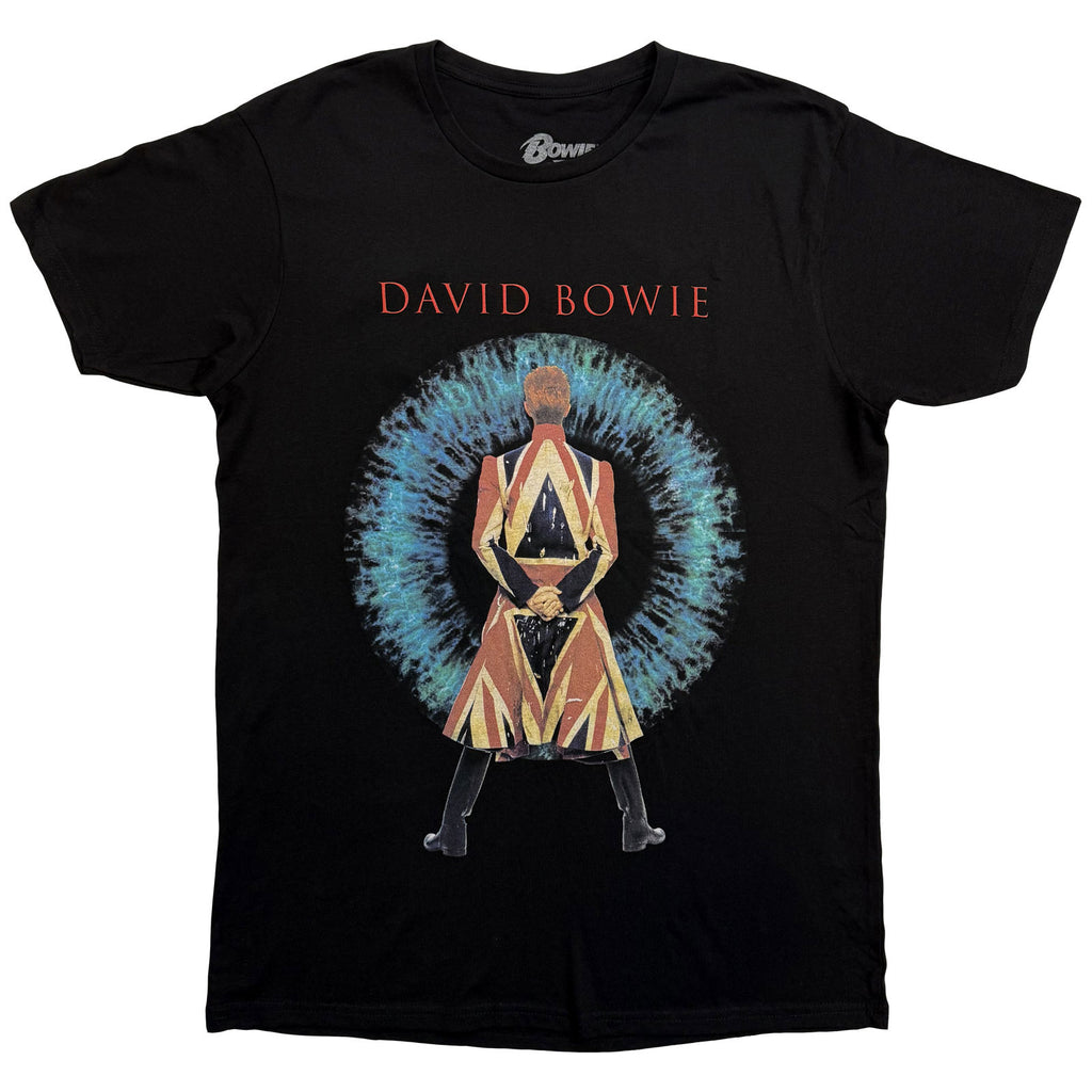 David Bowie Unisex T-Shirt: LiveandWell.com (Black) (Back Print)