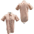 David Bowie Unisex Casual Shirt: Logo Pattern (White) (All Over Print)