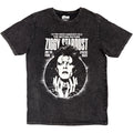David Bowie Unisex T-Shirt: Ziggy Motion Picture Stone Wash (Black)