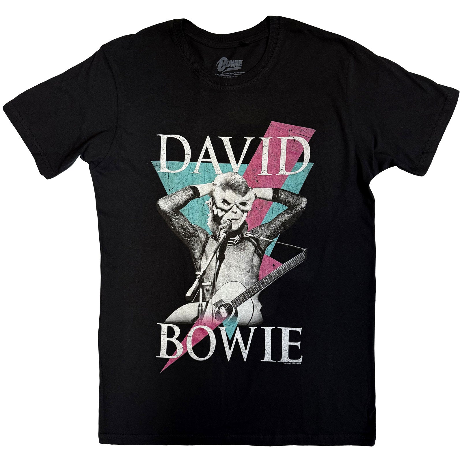 David Bowie Unisex T-Shirt: Thunder (Black)