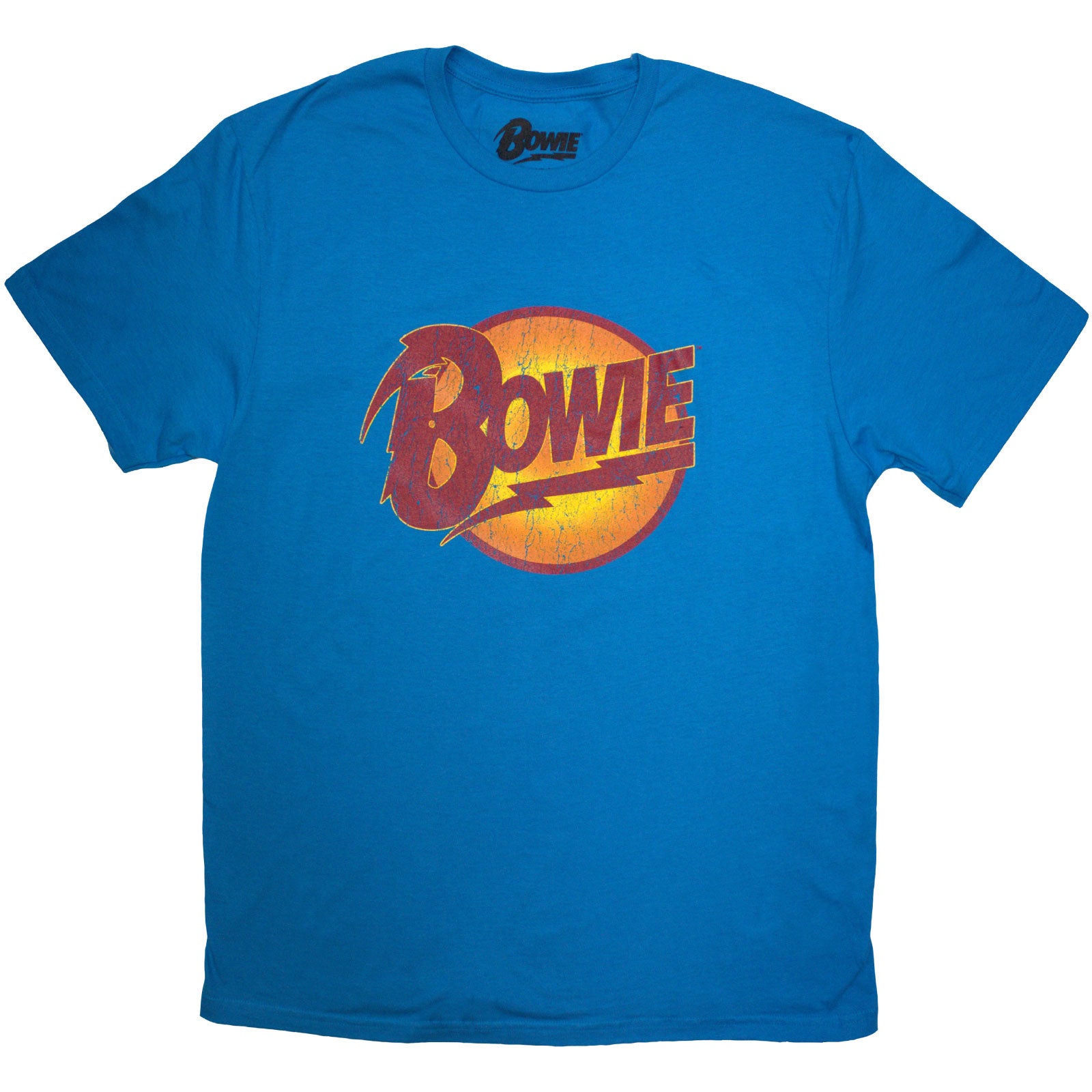 David Bowie Unisex T-Shirt: Vintage Diamond Dogs (Blue)