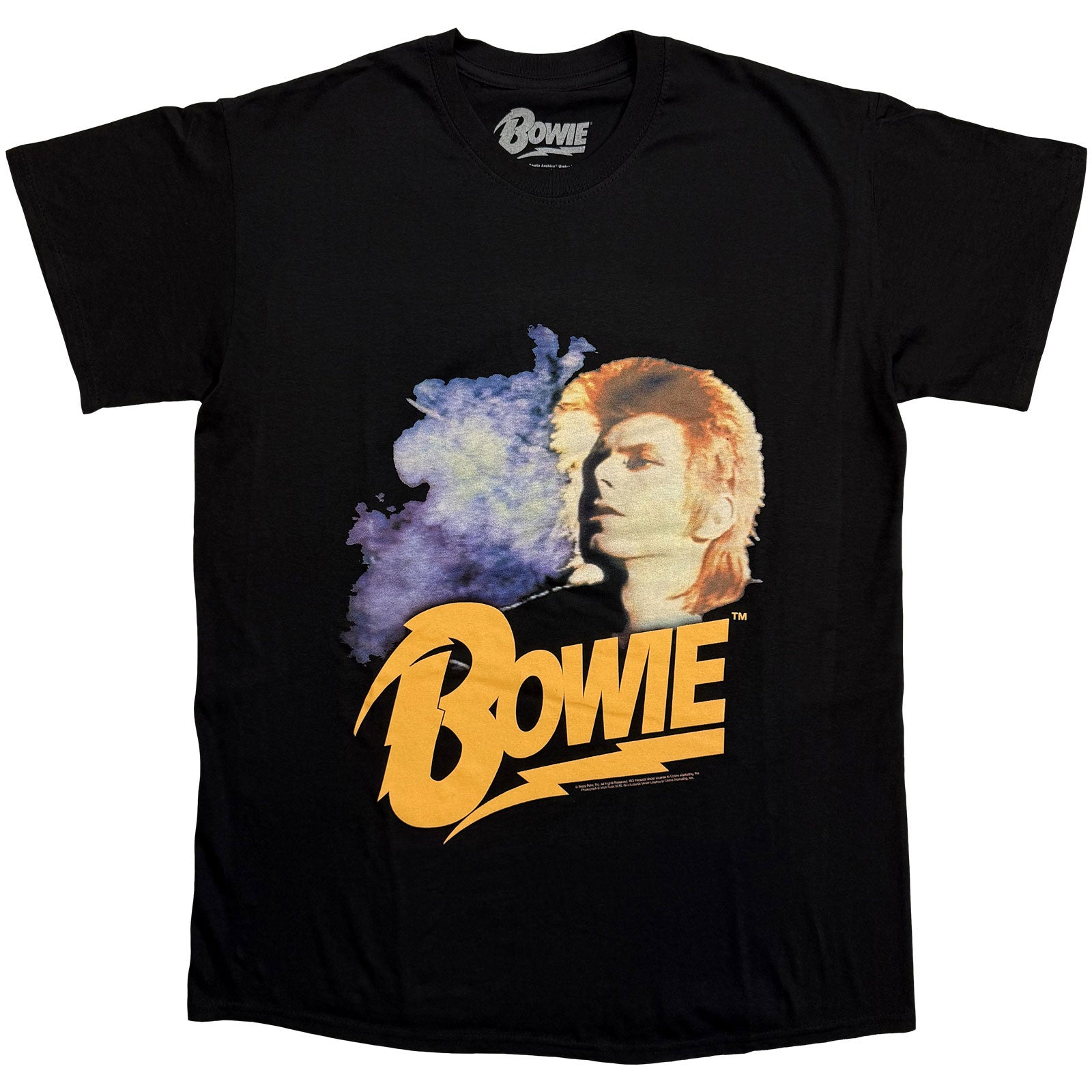 David Bowie Unisex T-Shirt: Retro Bowie (Black)