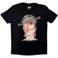 David Bowie Unisex T-Shirt: Aladdin Sane 1 (Black)