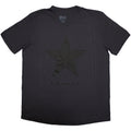 David Bowie Unisex T-Shirt: Blackstar on Grey (Grey)