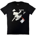 David Bowie Unisex T-Shirt: X Smoke Red (Black)