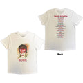 David Bowie Unisex T-Shirt: Bowie Is (White) (Back Print)