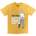 David Bowie Unisex T-Shirt: Hunky Dory 2 (Mustard Yellow)