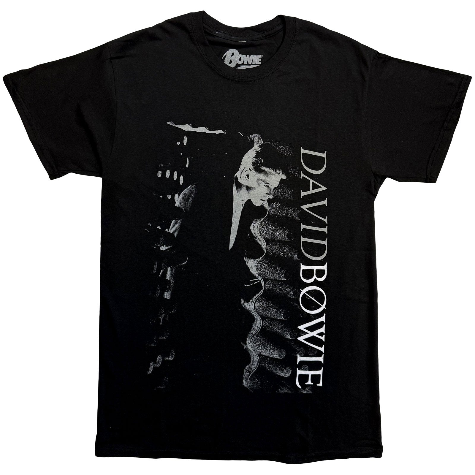 David Bowie Unisex T-Shirt: Distorted (Black)