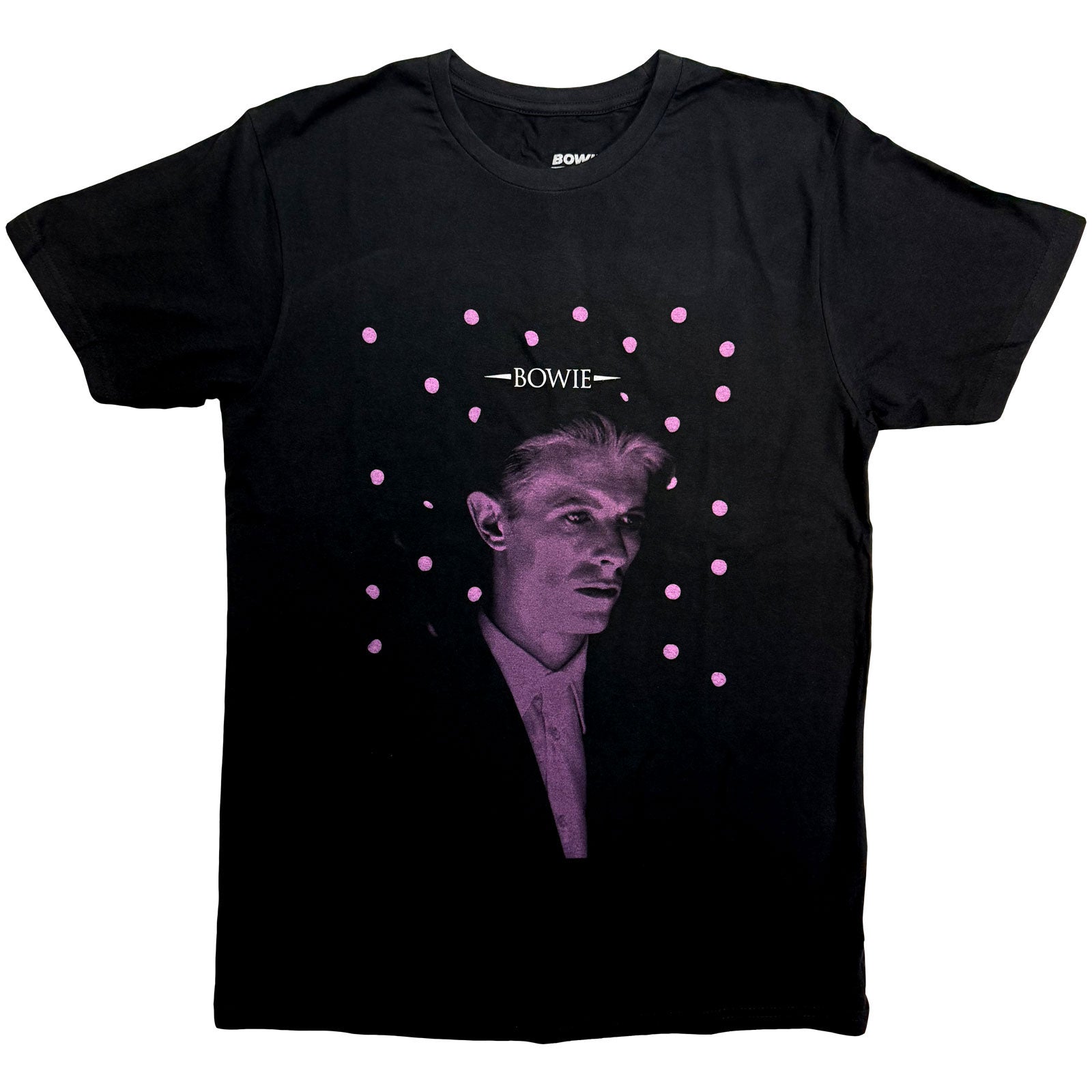 David Bowie Unisex T-Shirt: Dots (Black)
