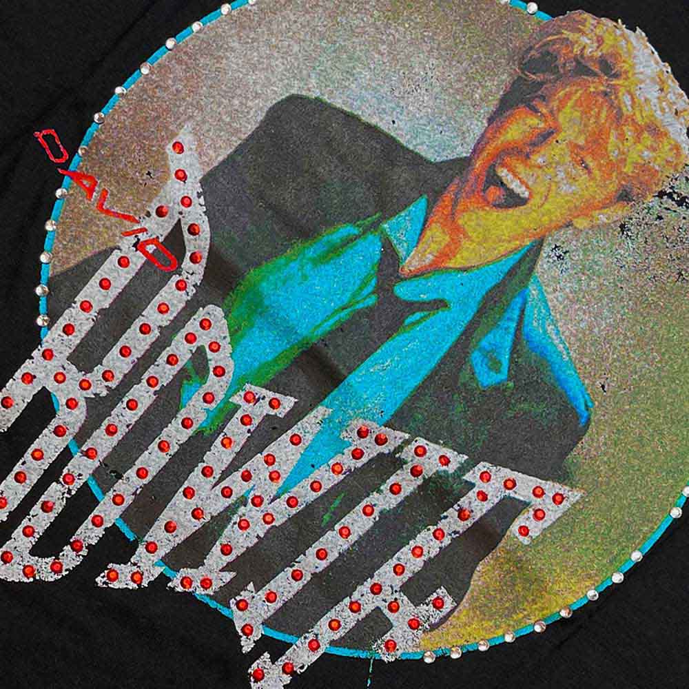 David Bowie Unisex T-Shirt: Vintage '83 (Black) (Embellished)