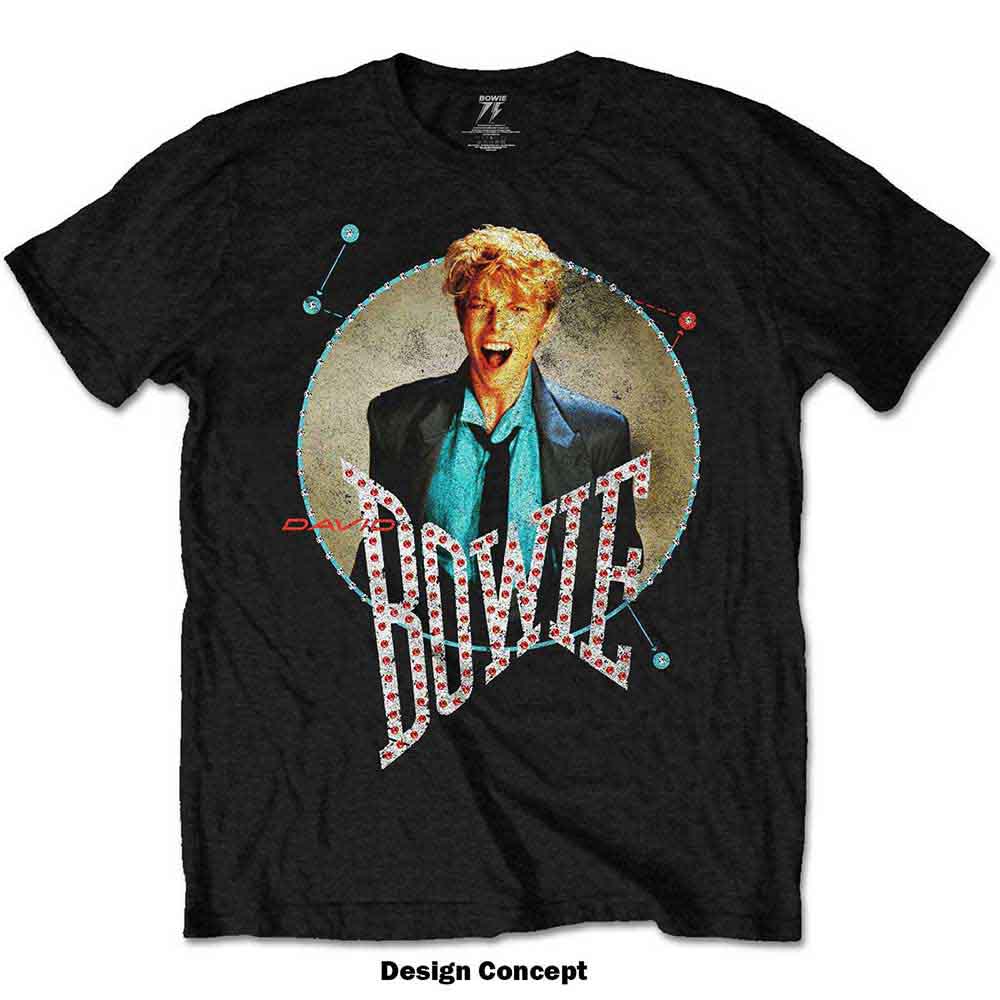 David Bowie Unisex T-Shirt: Vintage '83 (Black) (Embellished)
