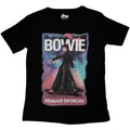 David Bowie Ladies T-Shirt: Moonage 11 Fade (Black)