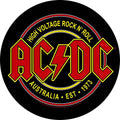 AC/DC Back Patch: High Voltage Rock N Roll