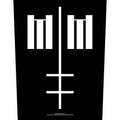 Marilyn Manson Back Patch: Cross Logo