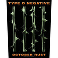 Type O Negative Back Patch: October Rust