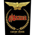 Saxon Back Patch: Carpe Diem