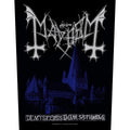 Mayhem Back Patch: De Mysteriis Dom Sathanas
