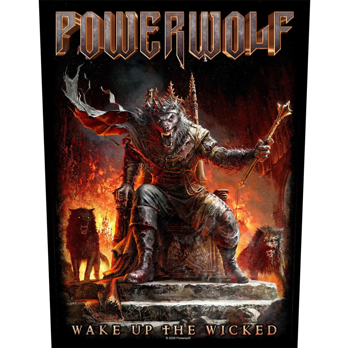 Powerwolf  Back Patch: Wake Up The Wicked