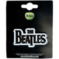 The Beatles Pin Badge: Drop T Logo (Black)