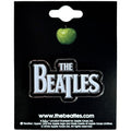 The Beatles Pin Badge: Drop T Logo (White)