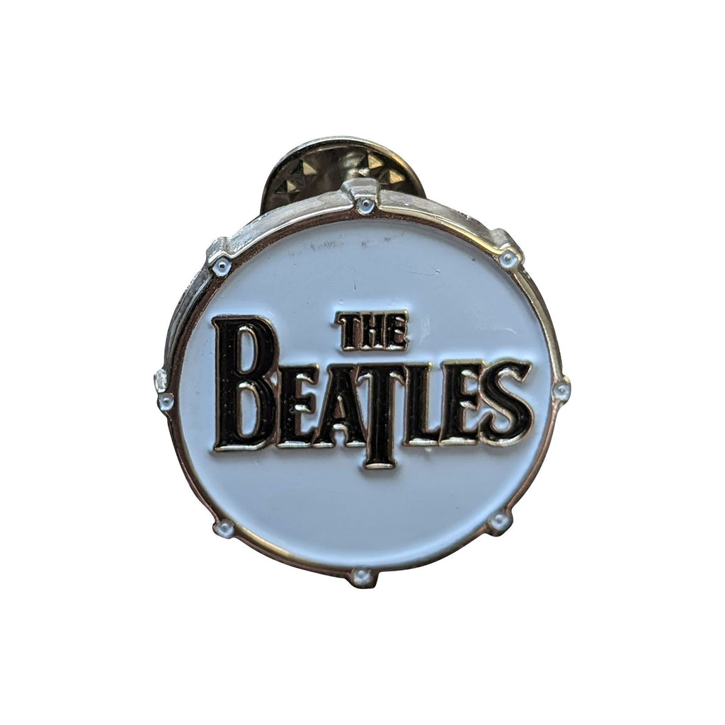 The Beatles Pin Badge: Drum Logo