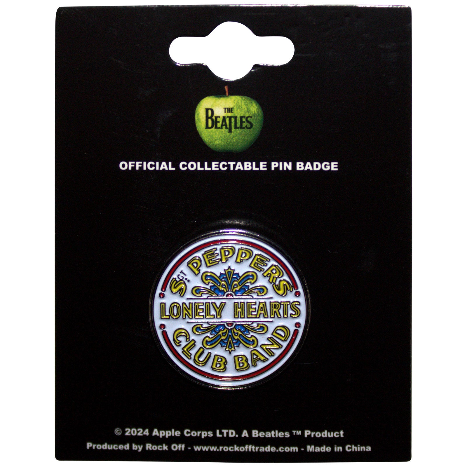 The Beatles Pin Badge: Sgt Pepper Drum