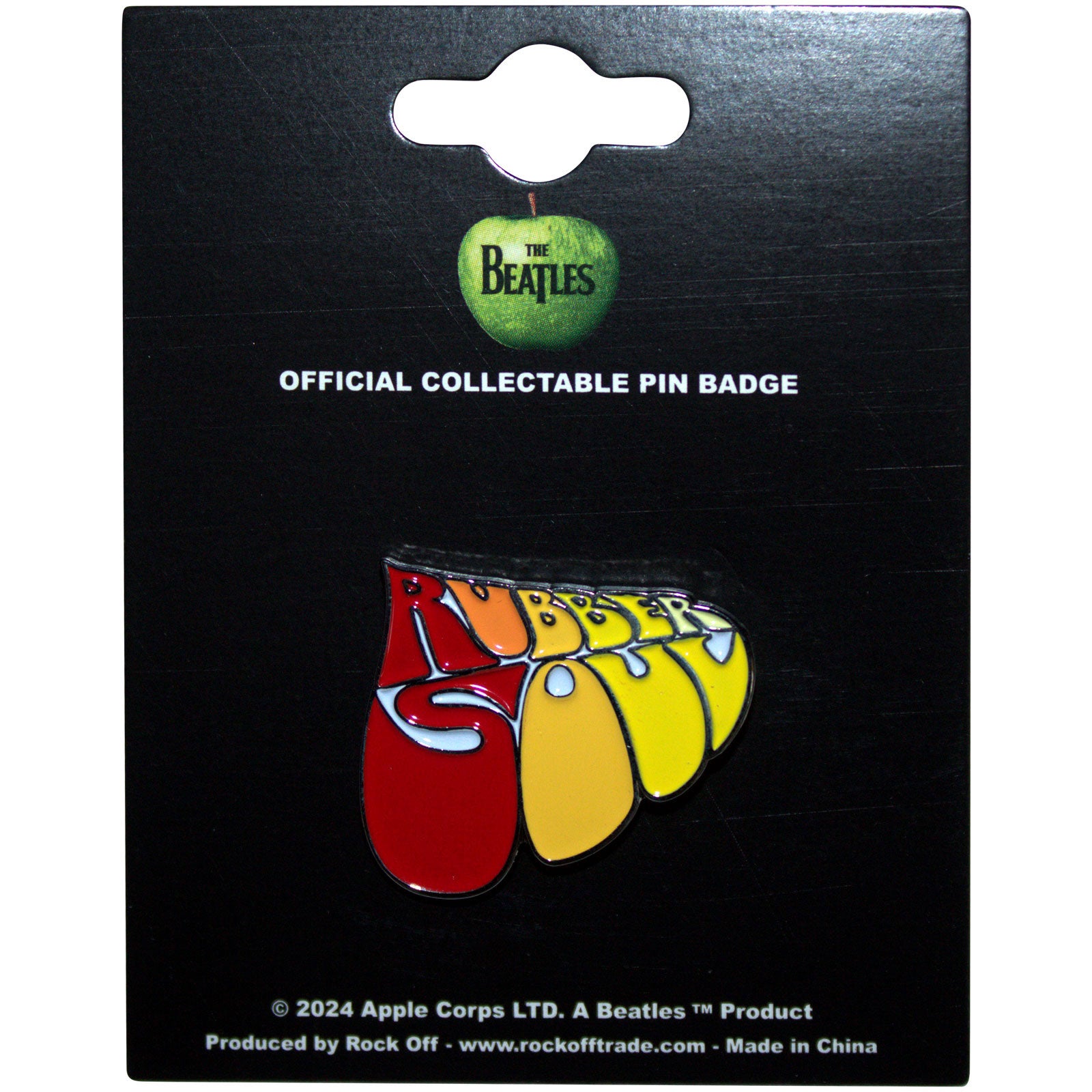 The Beatles Pin Badge: Rubber Soul