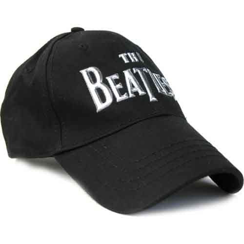 The Beatles Unisex Baseball Cap: Sonic Shining Drop T Logo (Black)