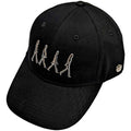 The Beatles Unisex Baseball Cap: Abbey Road Silver Side Apple (Black) (Badge)