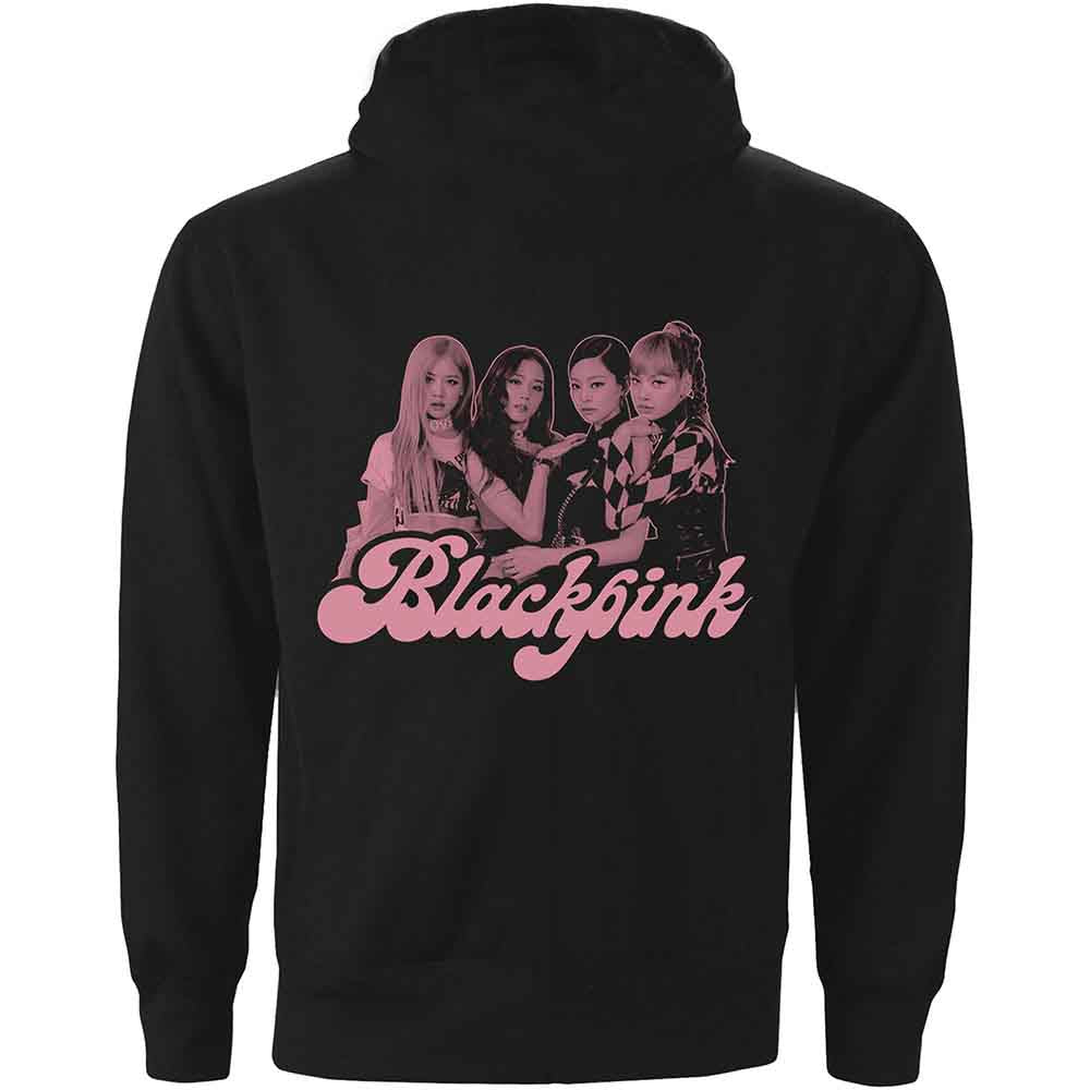 BlackPink Unisex Pullover Hoodie: Photo Back (Black) (Back Print)