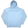 BlackPink Unisex Pullover Hoodie: Logo (Light Blue)