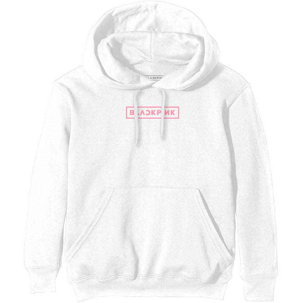 BlackPink Unisex Pullover Hoodie: Shut Down Photo Grid (White) (Back Print)