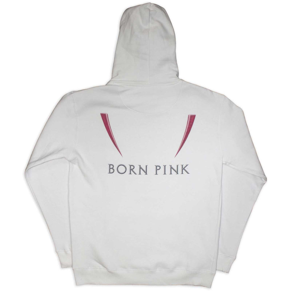BlackPink Unisex Pullover Hoodie: Born Pink (White) (Back Print)
