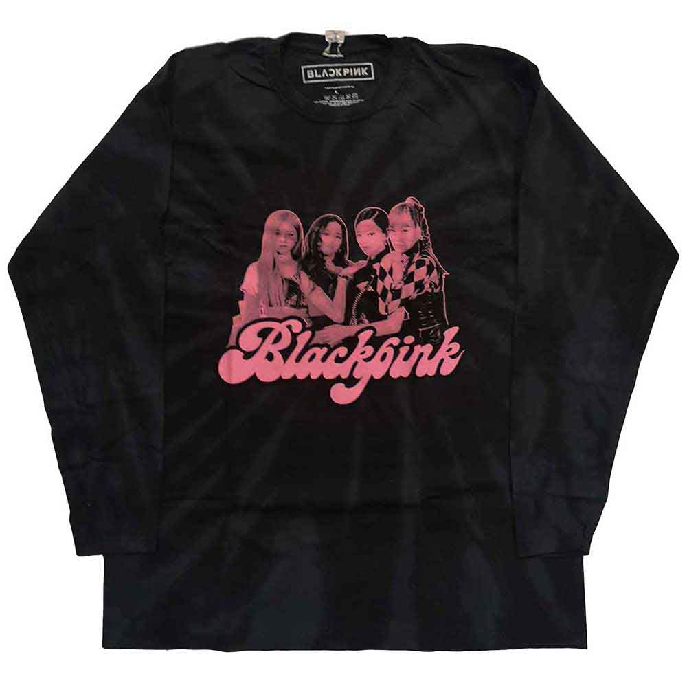 BlackPink Unisex Long Sleeve T-Shirt: Photo (Black) (Wash Collection)
