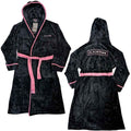 BlackPink Unisex Bathrobe: Logo (Black) (Back Print)