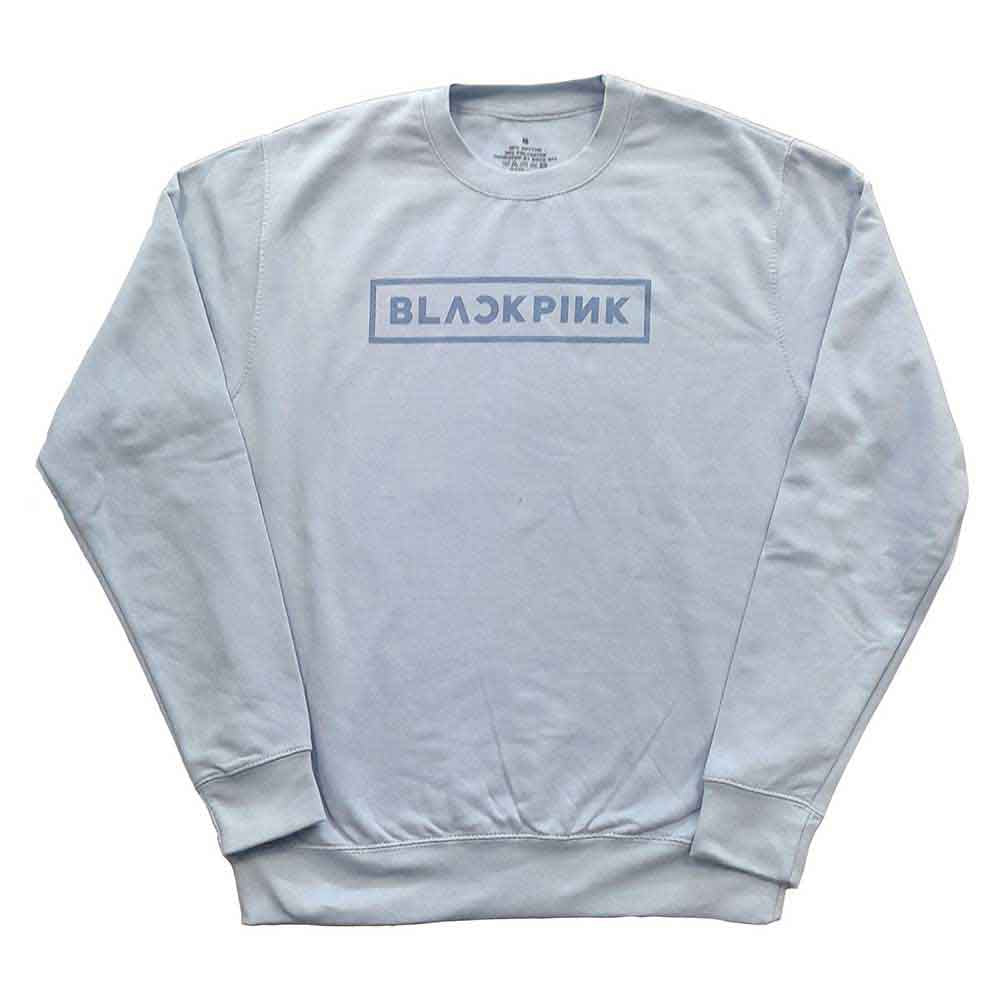 BlackPink Unisex Sweatshirt: Logo (Light Blue)
