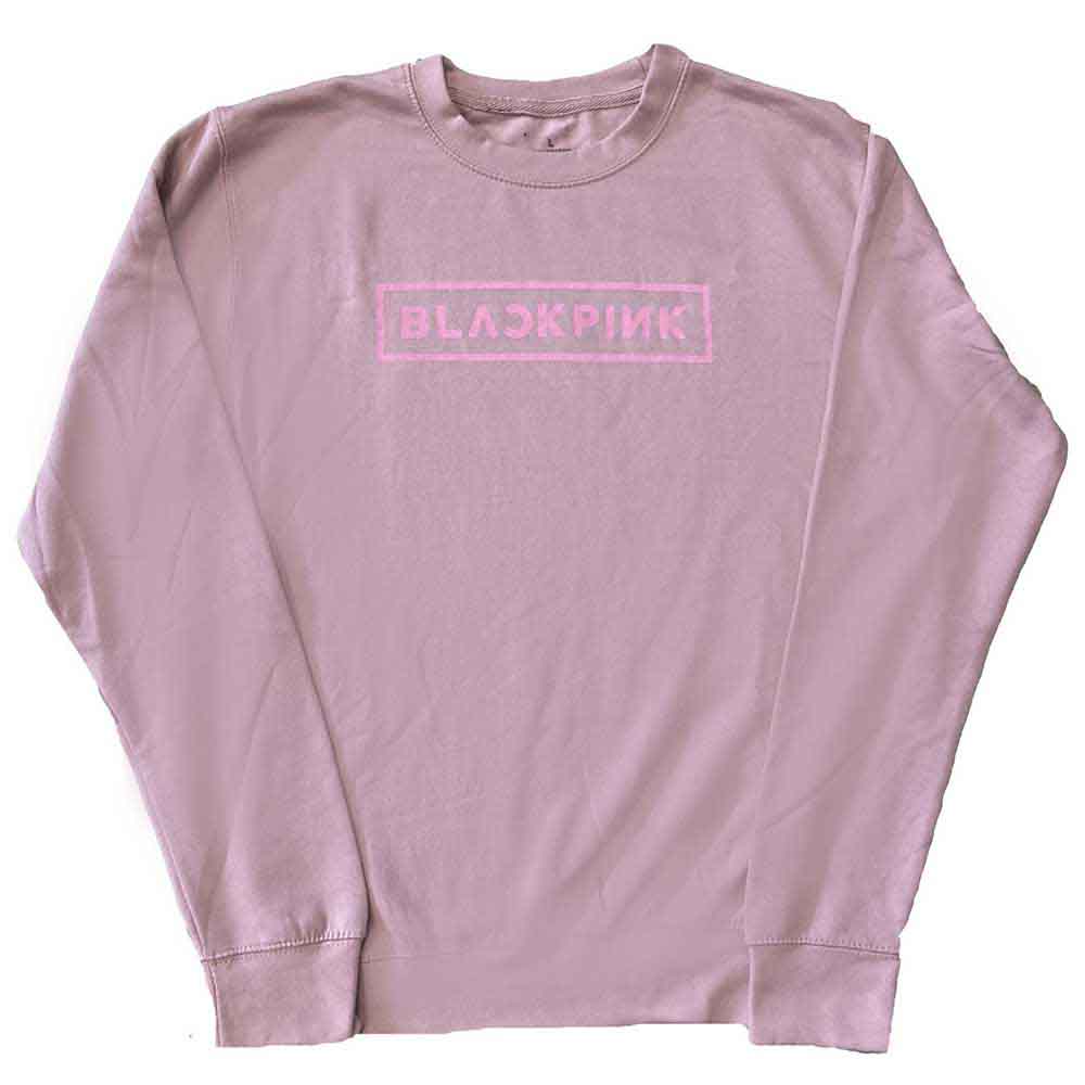 BlackPink Unisex Sweatshirt: Logo (Pink)