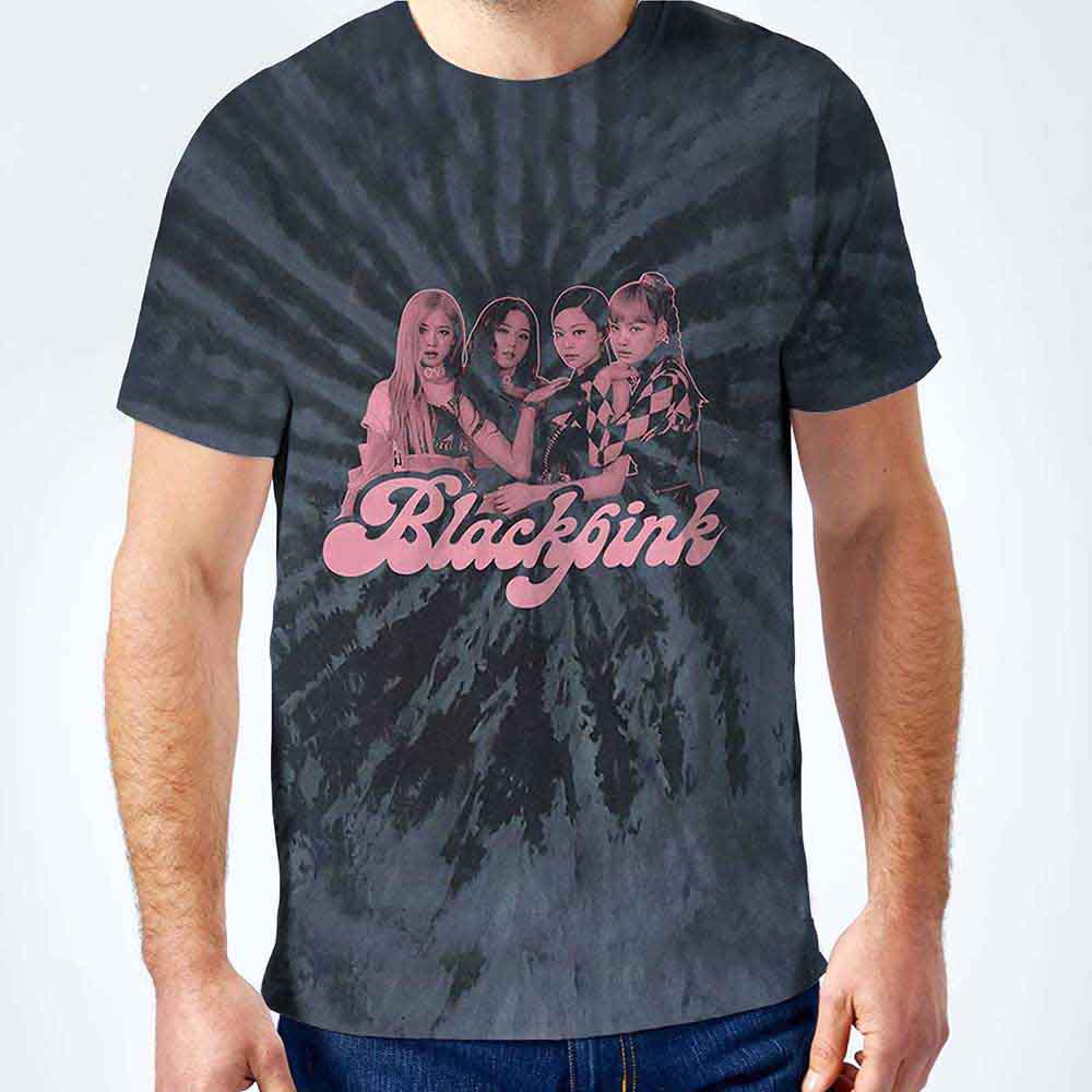BlackPink Unisex T-Shirt: Photo (Black) (Wash Collection)