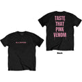 BlackPink Unisex T-Shirt: Taste That (Black) (Back Print)