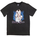 Britney Spears Unisex Stone Wash T-Shirt: Airbrushed (Charcoal Grey)